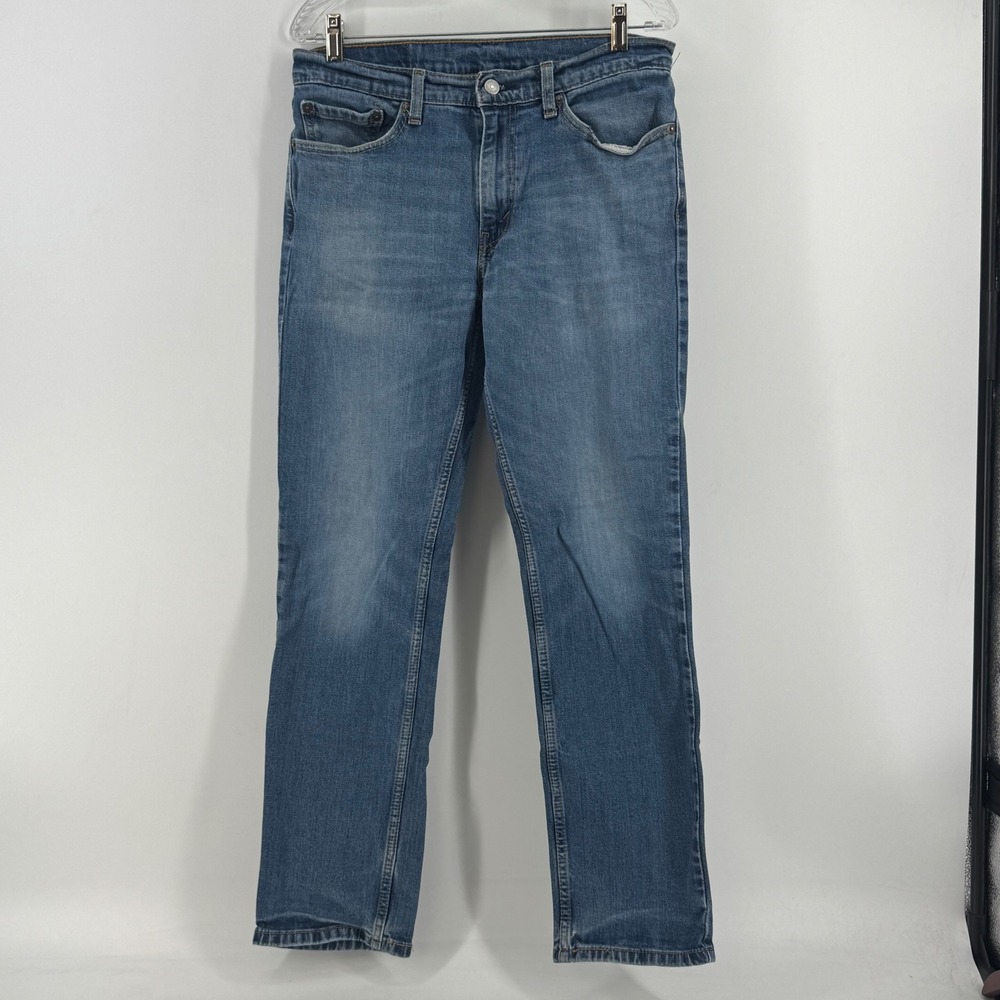 Levis 511 Slim Fit Mens Jeans 32x30 Medium Wash Blue Denim Pants 04511-1907